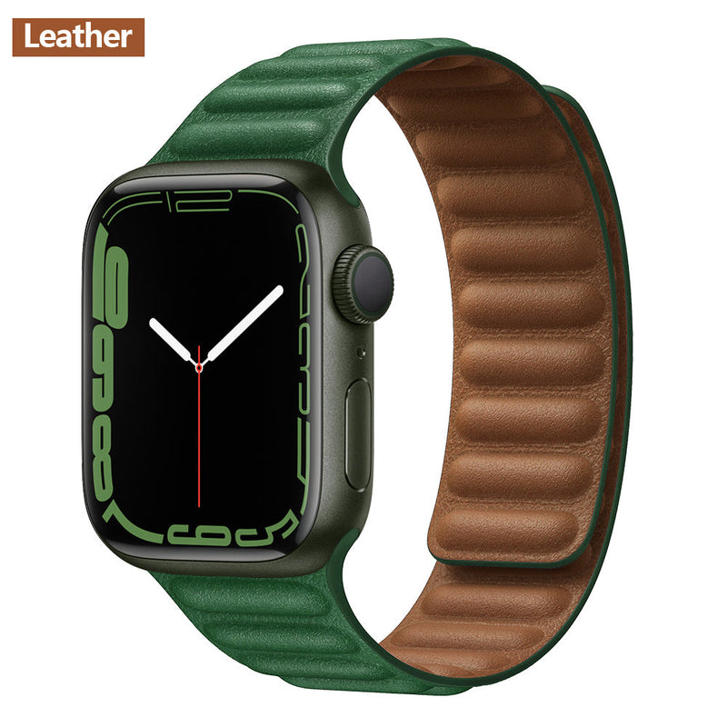 Magnetic Leather Strap