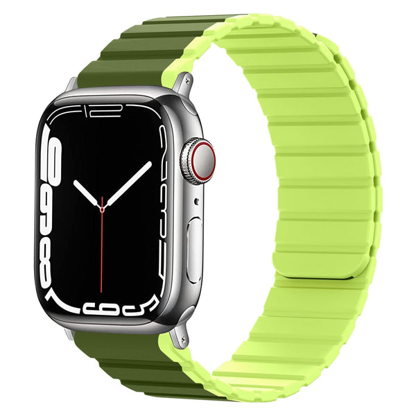 Magnetic Silicone Strap - Green Lime